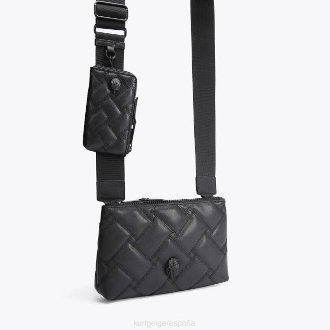 Kurt Geiger mujer bandolera londres kensington 2LPR103 | bolsas negro